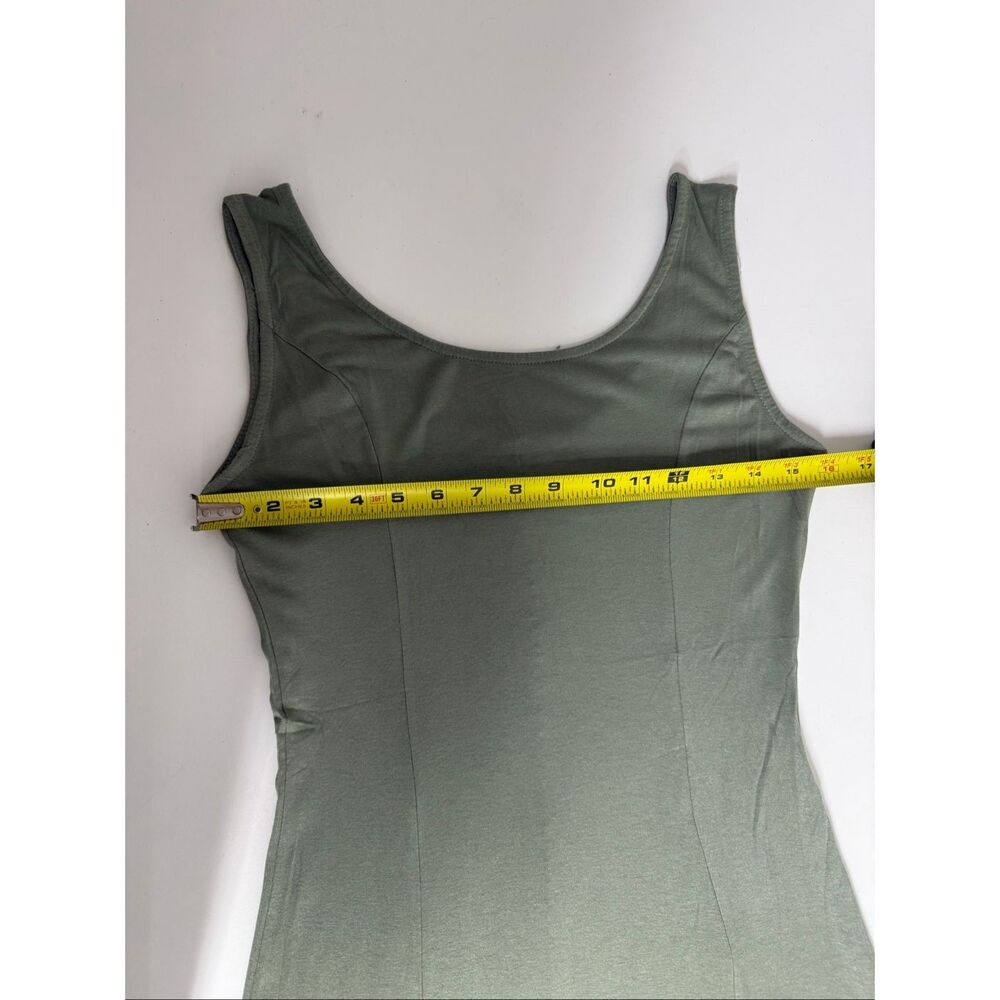 Carnaby Sage Green Maxi Dress Size S Minimalist Boho Flowy European Collection - Picture 13 of 16